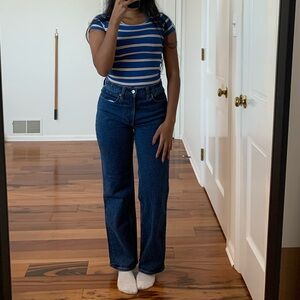 Abercrombie 90s relaxed jean in black